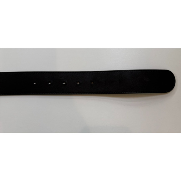 Gucci GG Gold Buckle Marmont Black Wide Leather Belt size 95cm Fits 32/34 Waist main image 5